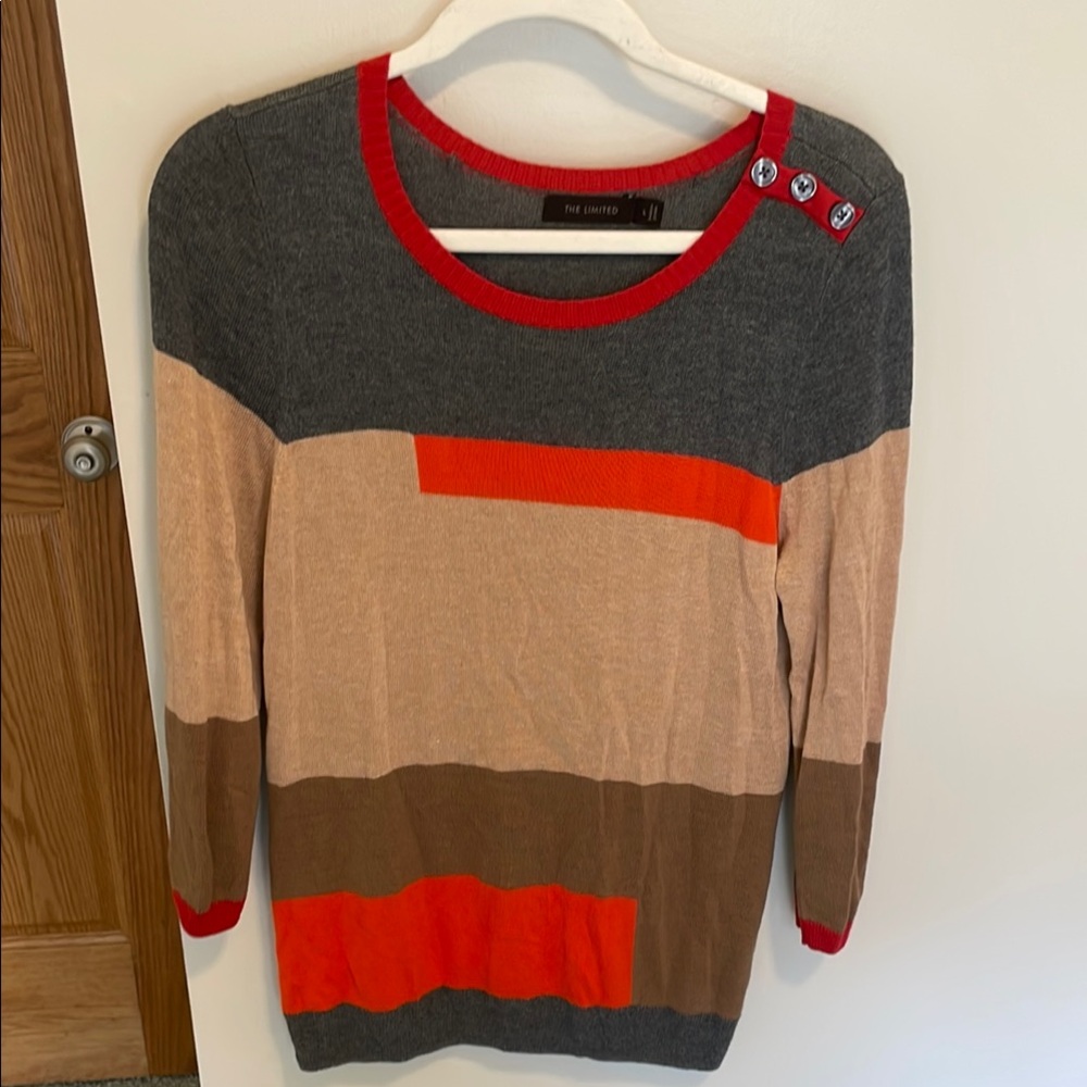 Vintage The Limited color block sweater
